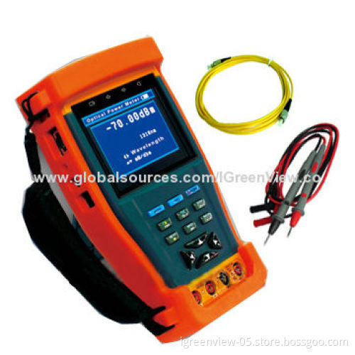 CCTV Tester, 3.5" TFT-LCD, Optical Power Meter, Digital Multimeter, PTZ Controller, UTP Cable Test